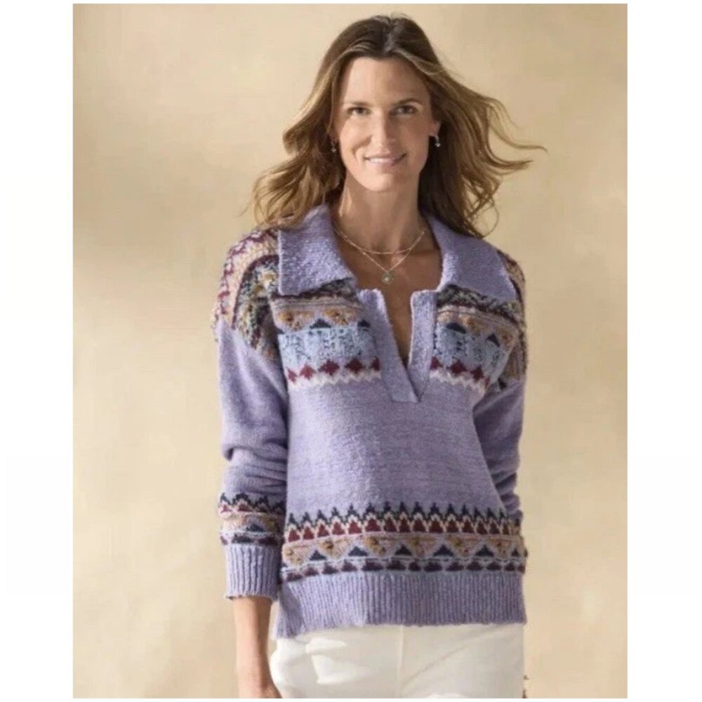 Sundance Calder Fair Isle Collar Sweater - Picture 9 of 11